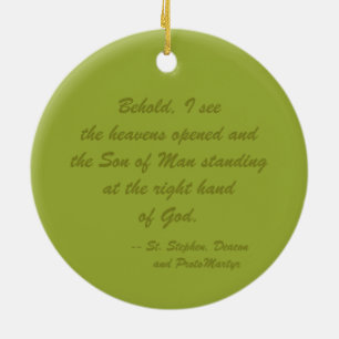 St. Stephen the ProtoMartyr (SNV 26) Ceramic Ornament