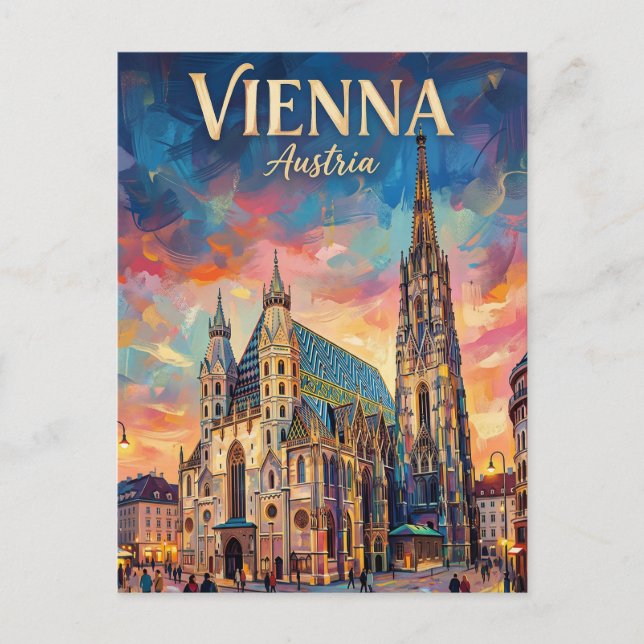 St. Stephen's Cathedral Austria Postcard (Front)