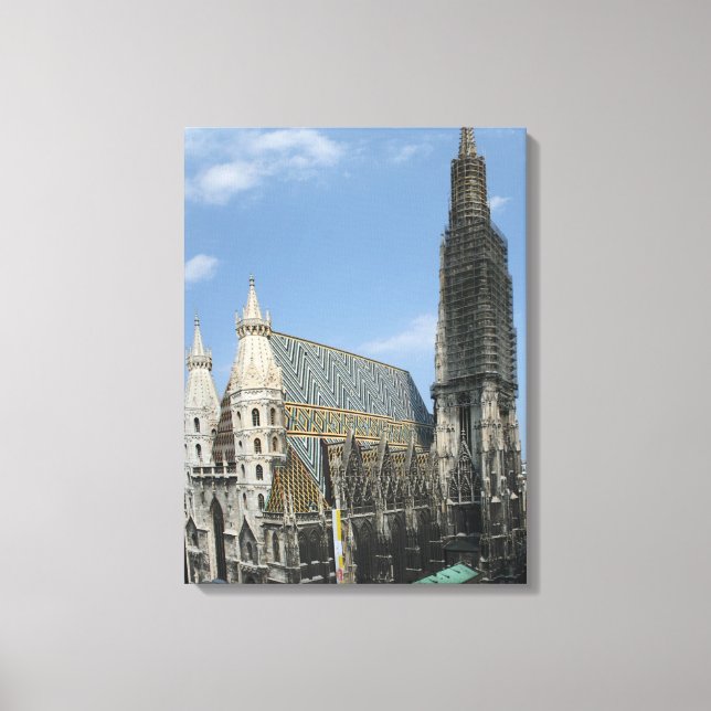 St. Stephen's Cathedral Domkirche St. Stephan Canvas Print (Front)
