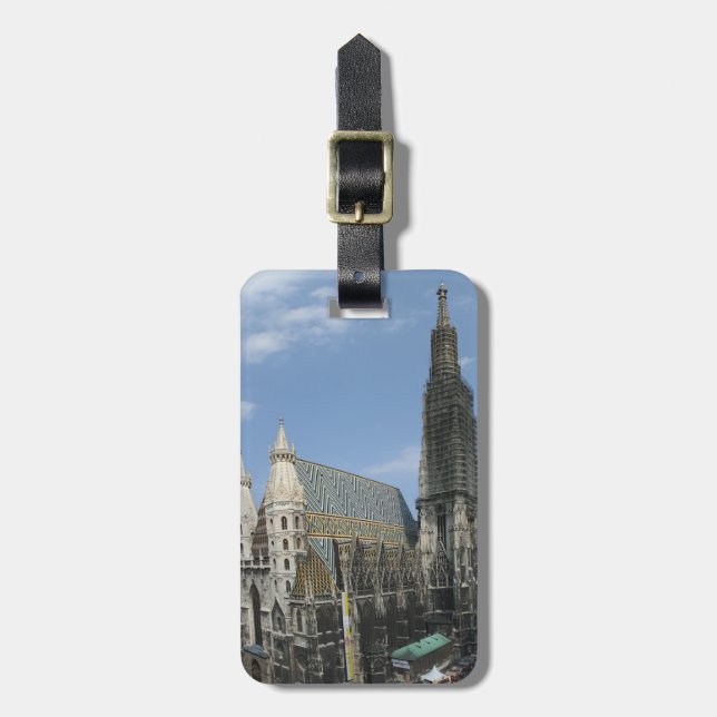 St. Stephen's Cathedral Domkirche St. Stephan Luggage Tag (Front Vertical)