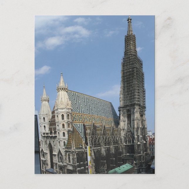 St. Stephen's Cathedral Domkirche St. Stephan Postcard (Front)