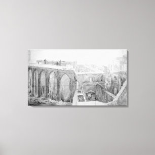 St. Stephen's, House of Lords after the fire Canvas Print