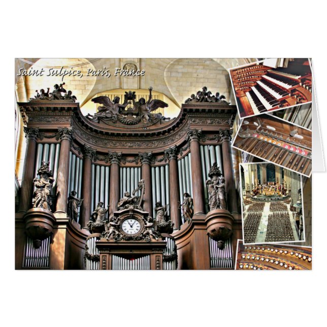 St Sulpice organ cards (Front Horizontal)