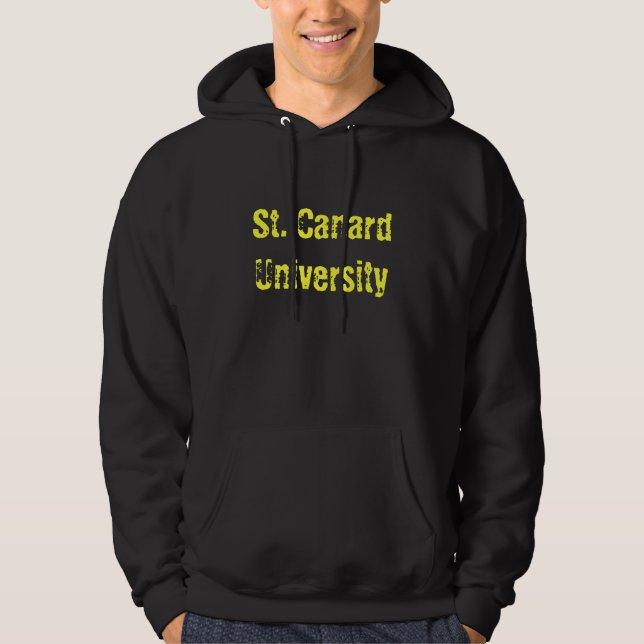 St Sweat - shirt à capuche d'université de bobard (Devant)