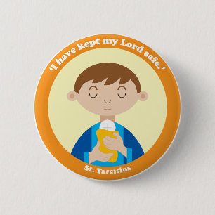 St. Tarcisius 2 Inch Round Button