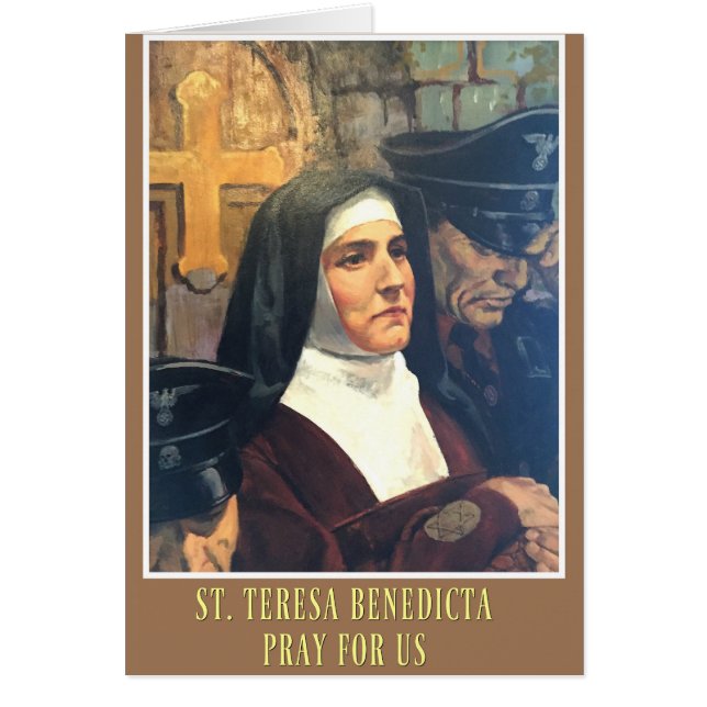 ST TERESA BENEDICTA D'EDITH STEIN CROISÉ (Devant)