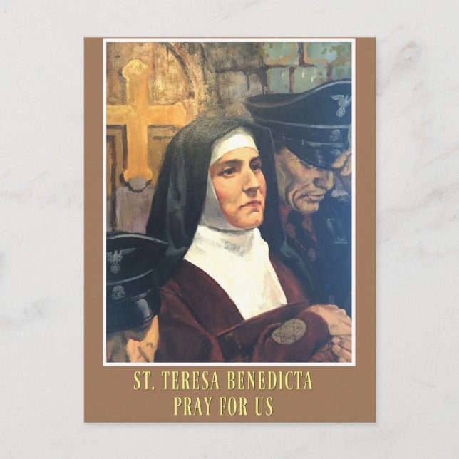 ST. TERESA BENEDICTA OF THE CROSS EDITH STEIN POSTCARD (Front)