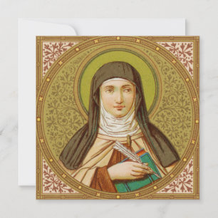 St. Teresa d'Avila (SNV 27) Carte de voeux vierge