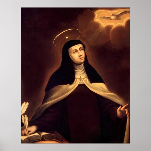 St Teresa de Avila Catholic Saint Therese Arco  Poster (Front)