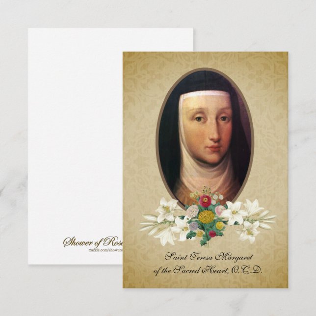 St. Teresa Margaret Redi of the Sacred Heart Card (Front/Back)