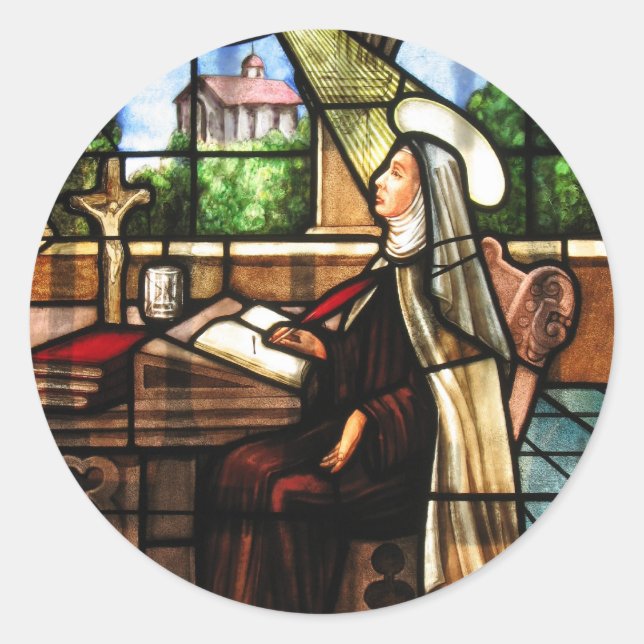 St. Teresa of Avila (3) Classic Round Sticker (Front)