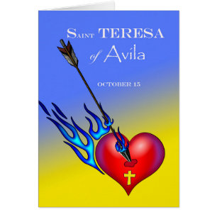 St. Teresa of Avila Feast Day, Heart and Arrow