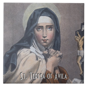 St. Teresa of Avila (M 008) Tile
