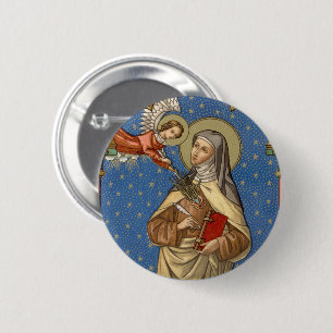 St. Teresa of Avila (SAU 28) 2 Inch Round Button