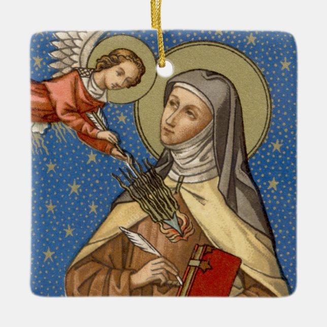 St. Teresa of Avila (SAU 28) Ceramic Ornament (Front)