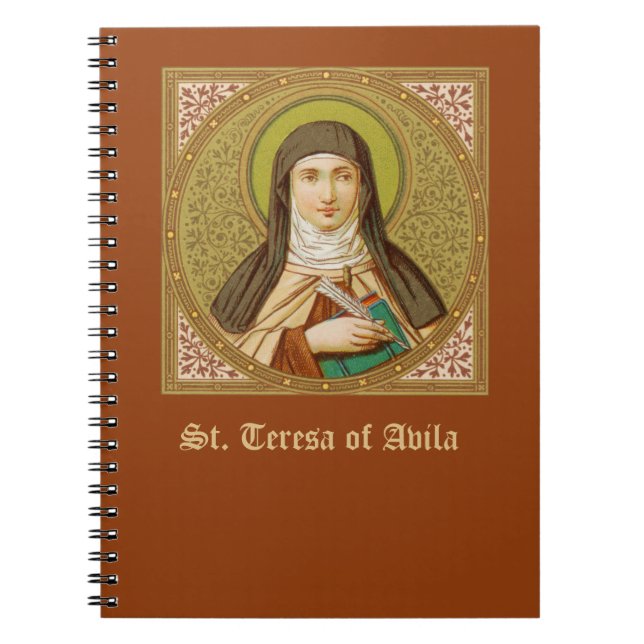 St. Teresa of Avila (SNV 27) (Square Image) Notebook (Front)