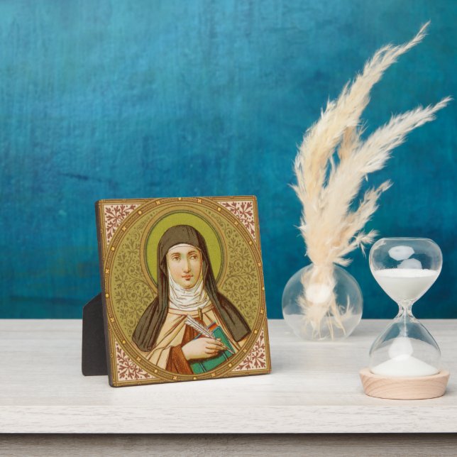 St. Teresa of Avila (SNV 27) (Square Image) Plaque (Insitu)