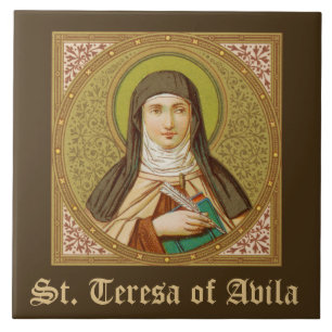 St. Teresa of Avila (SNV 27) (Square Image) Tile