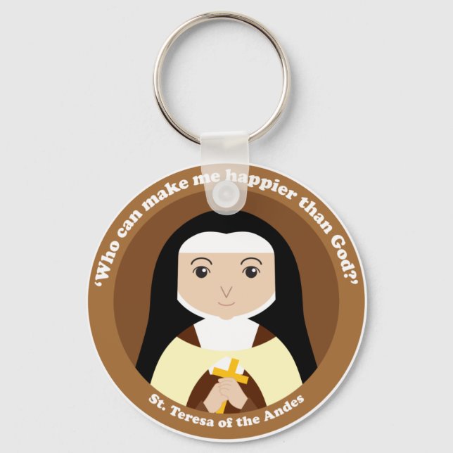 St. Teresa of the Andes Keychain (Front)