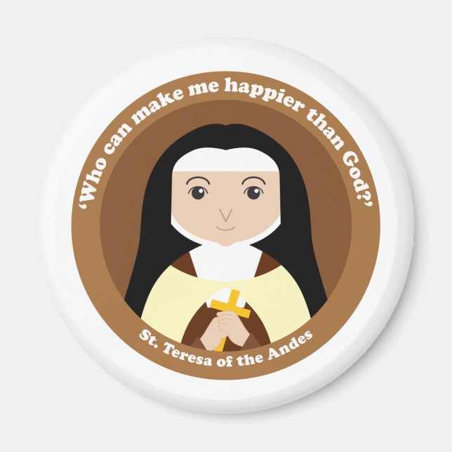 St. Teresa of the Andes Magnet (Front)