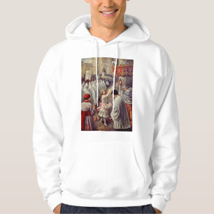 St. Teresa throws flowers to the Blessed Sacrament Hoodie