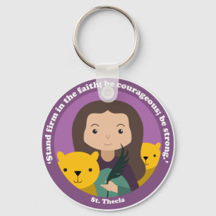 St. Thecla Keychain