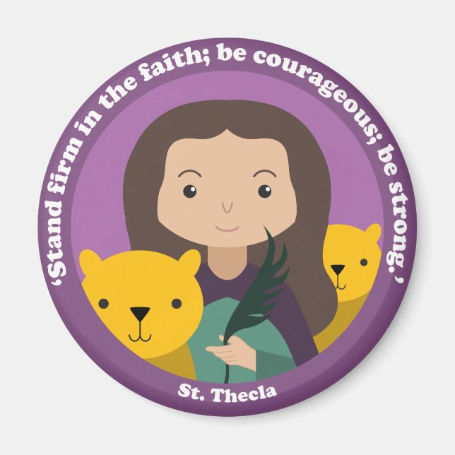 St. Thecla Magnet (Front)