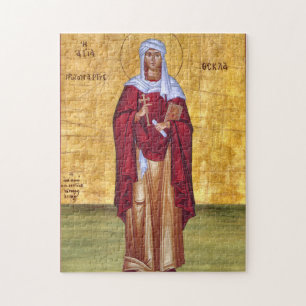 St. Thekla Orthodox Christian Icon Jigsaw Puzzle
