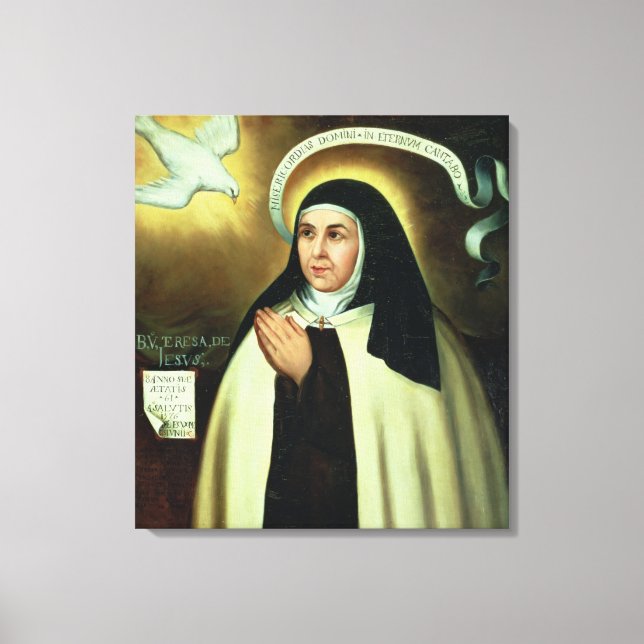 St. Theresa of Avila  1570 Canvas Print (Front)