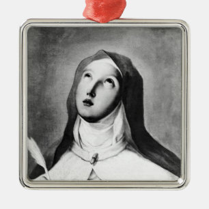 St. Theresa of Avila Metal Ornament