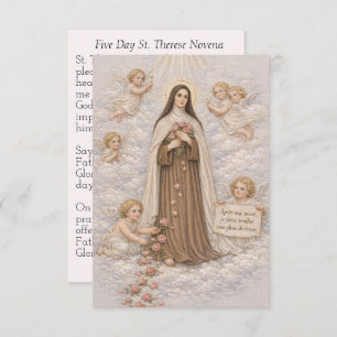 St. Therese 5 Day Novena Prayer Catholic