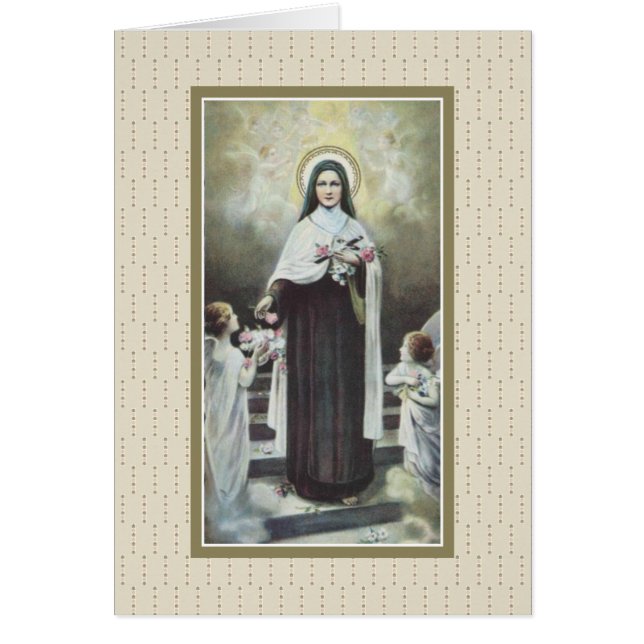 St Therese de l'enfant Jésus peu de fleur (Devant)