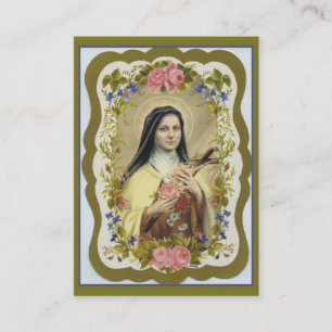St Therese les cartes saintes de petit Novena de