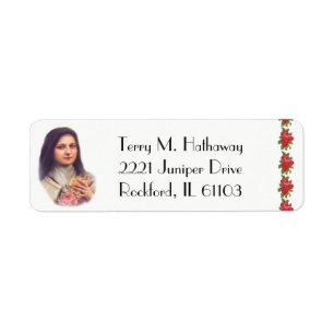 St Therese les roses rouges de petite fleur