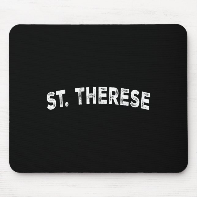 St. Therese  Mouse Pad (Front)