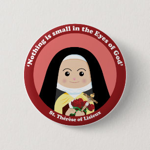St. Thérèse of Lisieux 2 Inch Round Button