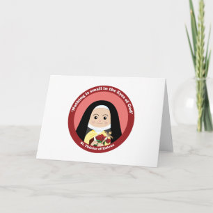 St. Thérèse of Lisieux Card