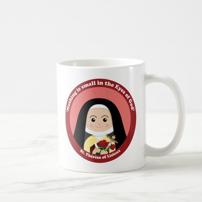 St. Thérèse of Lisieux Coffee Mug (Right)