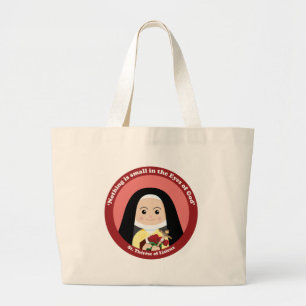St. Thérèse of Lisieux Large Tote Bag