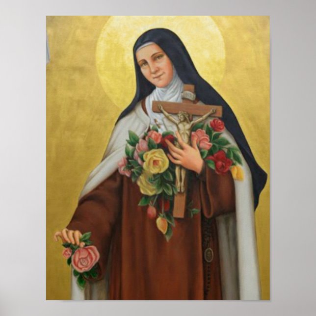 St. Therese of Lisieux Little Flower of Jesus Poster (Front)
