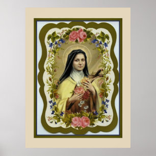 St. Therese of Lisieux Little Flower of Jesus Poster