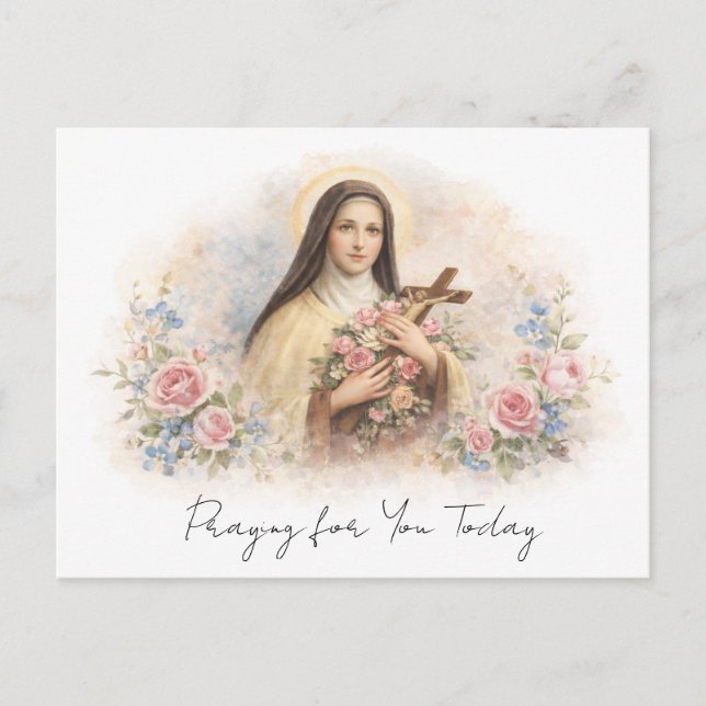 St. Therese of Lisieux "Little Way"  Postcard (Front)