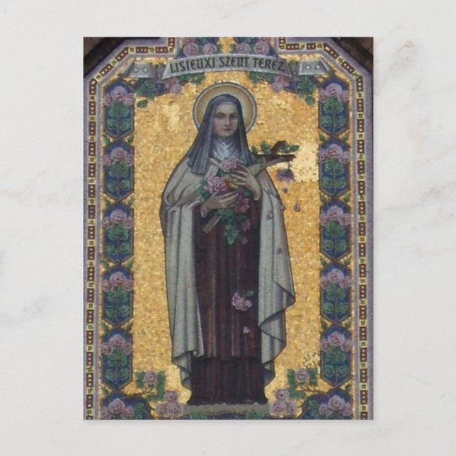 St. Thérèse of Lisieux Postcard (Front)