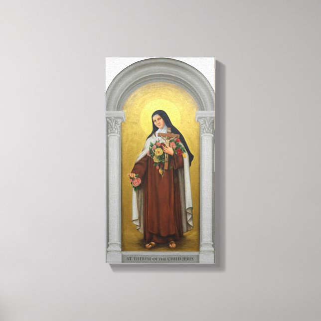 St. Therese of the Child Jesus Catholic Carmelite Canvas Print (Front)