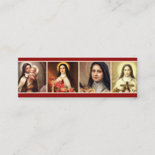 St. Therese Roses Quote Holy Card
