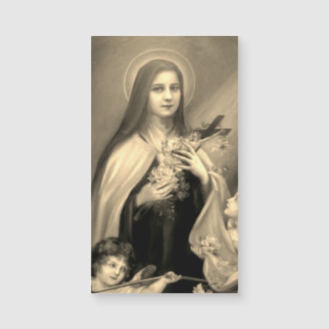 St. Therese the Little Flower Holy Card (Front)
