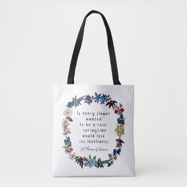 St Thèrése Tote (Front)