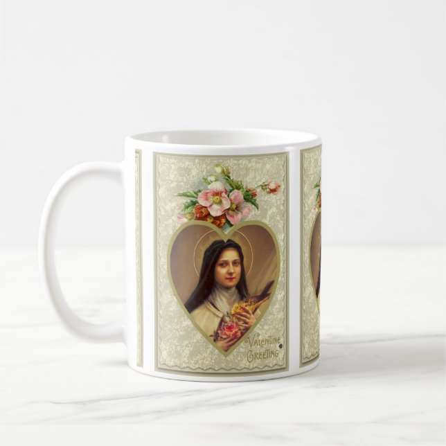 St Therese Valentine saluant la tasse (Gauche)