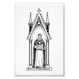 St. Thomas Aquinas, 4"x6" Photo Print