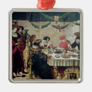 St. Thomas Aquinas  and Louis IX Metal Ornament